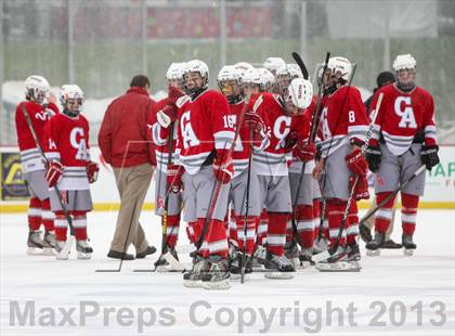 Thumbnail 1 in Canandaigua Academy vs. Victor (Frozen Frontier) photogallery.