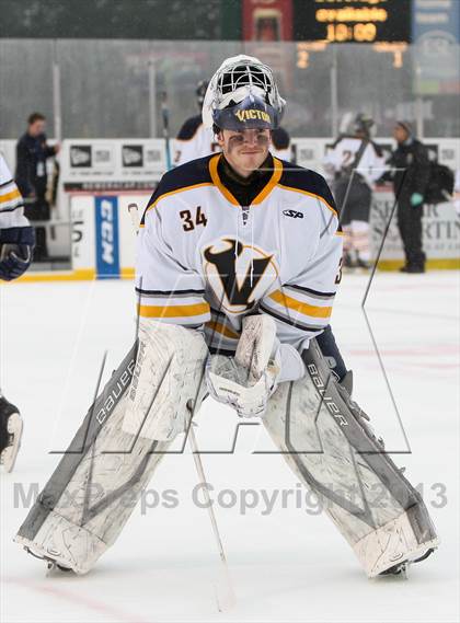 Thumbnail 1 in Canandaigua Academy vs. Victor (Frozen Frontier) photogallery.