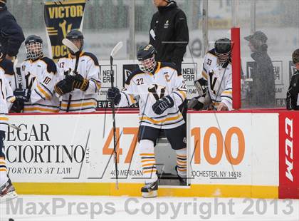 Thumbnail 2 in Canandaigua Academy vs. Victor (Frozen Frontier) photogallery.
