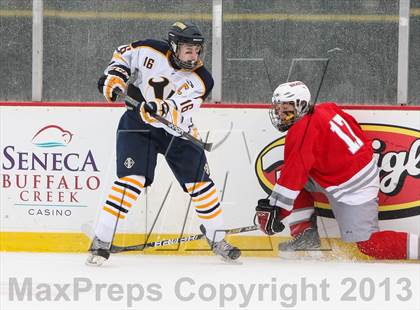 Thumbnail 3 in Canandaigua Academy vs. Victor (Frozen Frontier) photogallery.
