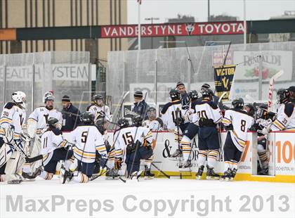 Thumbnail 2 in Canandaigua Academy vs. Victor (Frozen Frontier) photogallery.