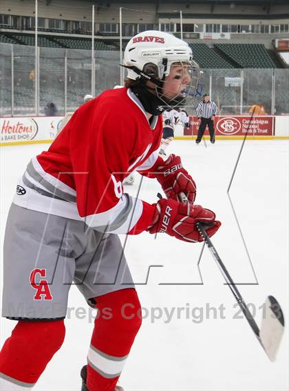 Thumbnail 3 in Canandaigua Academy vs. Victor (Frozen Frontier) photogallery.