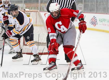 Thumbnail 2 in Canandaigua Academy vs. Victor (Frozen Frontier) photogallery.