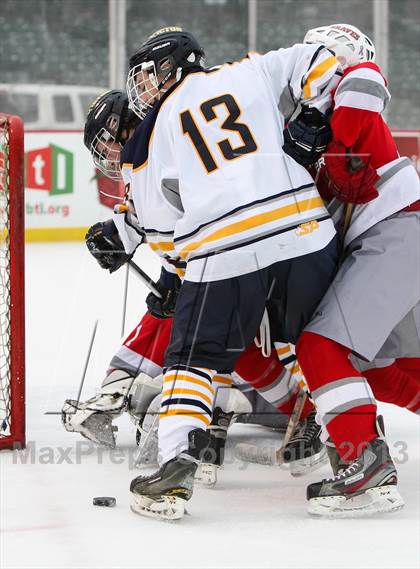 Thumbnail 1 in Canandaigua Academy vs. Victor (Frozen Frontier) photogallery.