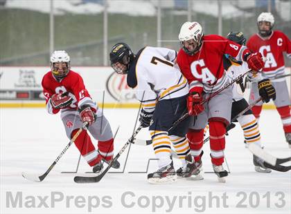 Thumbnail 2 in Canandaigua Academy vs. Victor (Frozen Frontier) photogallery.