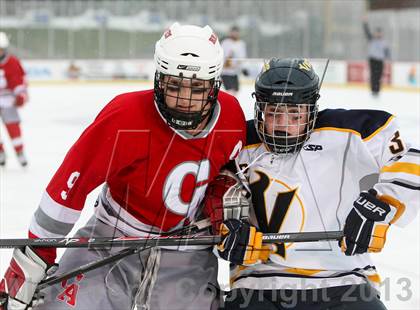 Thumbnail 3 in Canandaigua Academy vs. Victor (Frozen Frontier) photogallery.
