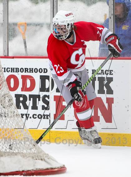 Thumbnail 2 in Canandaigua Academy vs. Victor (Frozen Frontier) photogallery.