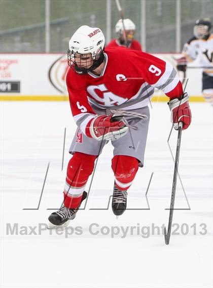 Thumbnail 2 in Canandaigua Academy vs. Victor (Frozen Frontier) photogallery.