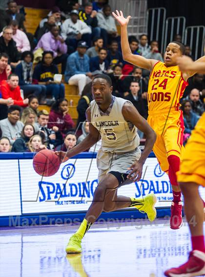 Thumbnail 1 in Yates vs. Lincoln (Spalding Hoophall Classic) photogallery.