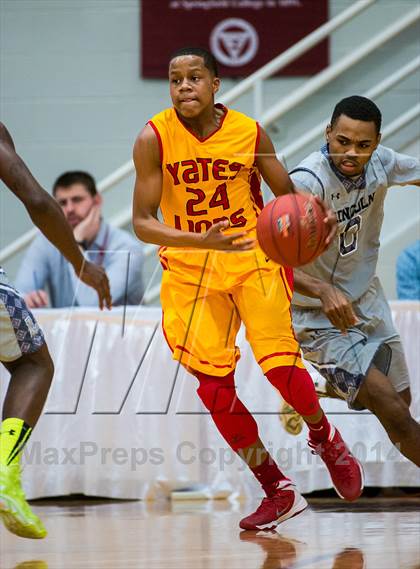 Thumbnail 1 in Yates vs. Lincoln (Spalding Hoophall Classic) photogallery.