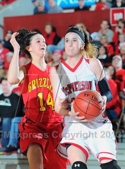 Thumbnail 2 in McPherson vs. Labette County (KSHSAA 4A 1st Round) photogallery.