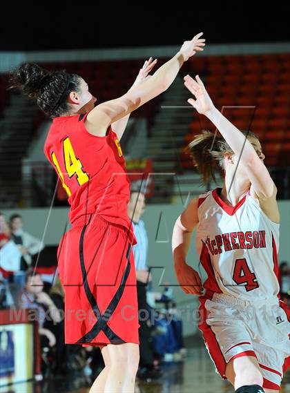 Thumbnail 3 in McPherson vs. Labette County (KSHSAA 4A 1st Round) photogallery.