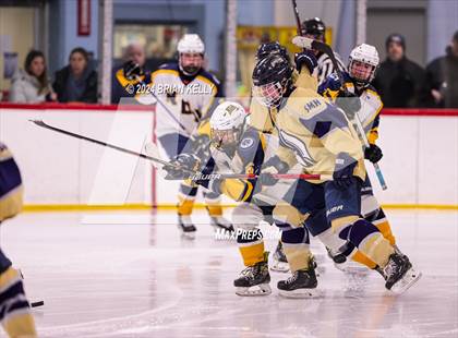 Thumbnail 1 in Notre Dame Academy vs St. Mary's (Hingham Showcase) photogallery.
