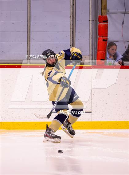 Thumbnail 3 in Notre Dame Academy vs St. Mary's (Hingham Showcase) photogallery.