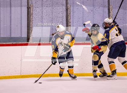 Thumbnail 2 in Notre Dame Academy vs St. Mary's (Hingham Showcase) photogallery.