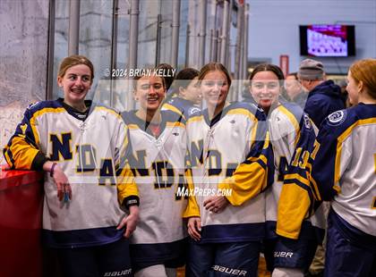 Thumbnail 1 in Notre Dame Academy vs St. Mary's (Hingham Showcase) photogallery.