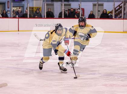 Thumbnail 3 in Notre Dame Academy vs St. Mary's (Hingham Showcase) photogallery.