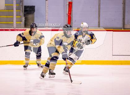 Thumbnail 3 in Notre Dame Academy vs St. Mary's (Hingham Showcase) photogallery.