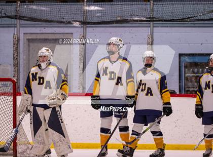 Thumbnail 2 in Notre Dame Academy vs St. Mary's (Hingham Showcase) photogallery.