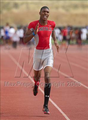 Thumbnail 1 in CIF SJS D1 Championships (Boys Track Events - Day 1) photogallery.