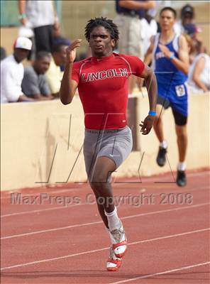 Thumbnail 2 in CIF SJS D1 Championships (Boys Track Events - Day 1) photogallery.