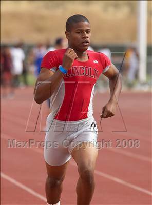 Thumbnail 2 in CIF SJS D1 Championships (Boys Track Events - Day 1) photogallery.