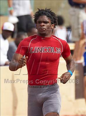 Thumbnail 1 in CIF SJS D1 Championships (Boys Track Events - Day 1) photogallery.