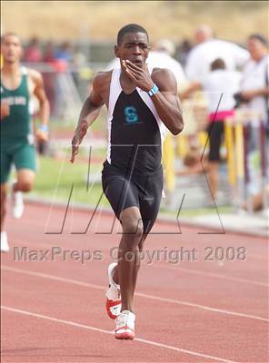 Thumbnail 2 in CIF SJS D1 Championships (Boys Track Events - Day 1) photogallery.