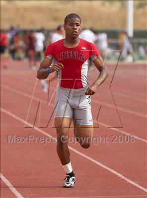 Thumbnail 1 in CIF SJS D1 Championships (Boys Track Events - Day 1) photogallery.