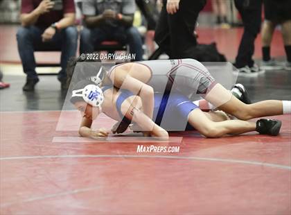 Thumbnail 3 in Paloma Valley vs South Hills & San Marino & Milken  (CIF Southern Section Wrestling Championships) photogallery.