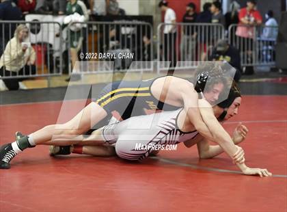 Thumbnail 3 in Paloma Valley vs South Hills & San Marino & Milken  (CIF Southern Section Wrestling Championships) photogallery.