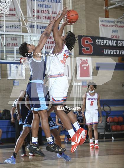 Thumbnail 1 in Monsignor Scanlan vs St. Raymond (CHSAA Spring Tournament) photogallery.