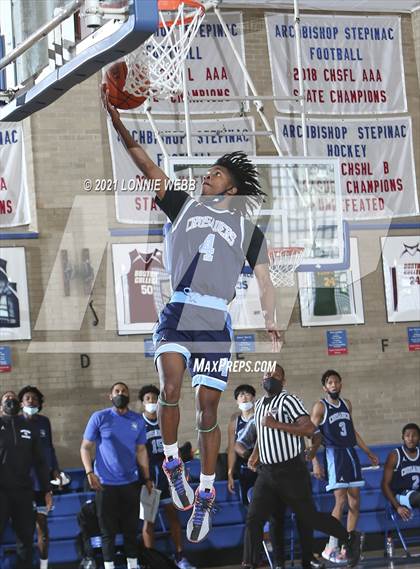 Thumbnail 1 in Monsignor Scanlan vs St. Raymond (CHSAA Spring Tournament) photogallery.