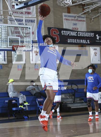 Thumbnail 2 in Monsignor Scanlan vs St. Raymond (CHSAA Spring Tournament) photogallery.