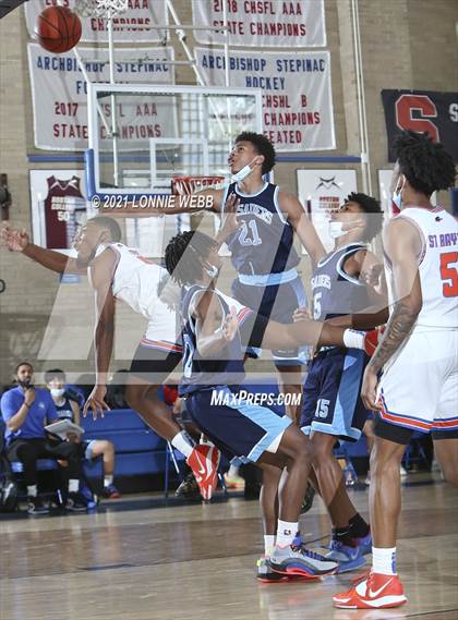 Thumbnail 3 in Monsignor Scanlan vs St. Raymond (CHSAA Spring Tournament) photogallery.