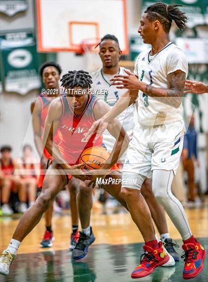 Thumbnail 2 in Crossroads Christian vs. GRACE Christian (Greenfield Christmas Tournament) photogallery.