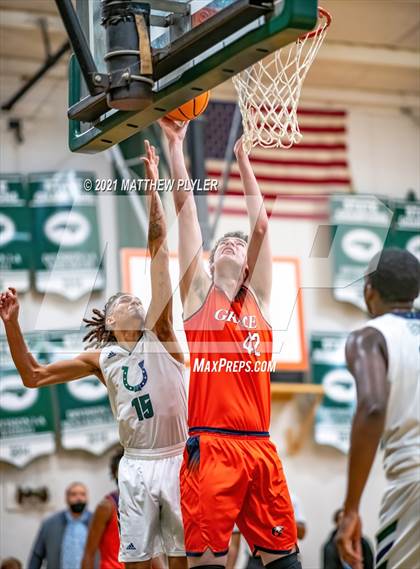 Thumbnail 2 in Crossroads Christian vs. GRACE Christian (Greenfield Christmas Tournament) photogallery.
