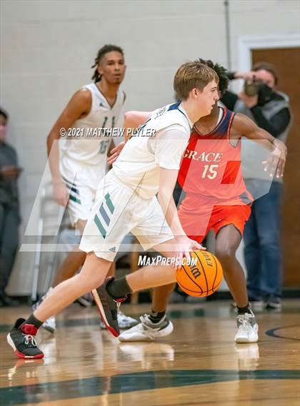 Thumbnail 3 in Crossroads Christian vs. GRACE Christian (Greenfield Christmas Tournament) photogallery.