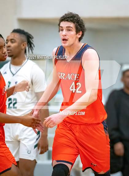 Thumbnail 1 in Crossroads Christian vs. GRACE Christian (Greenfield Christmas Tournament) photogallery.