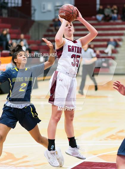 Thumbnail 2 in Notre Dame vs. Sacred Heart Prep (CIF CCS D4 Final) photogallery.