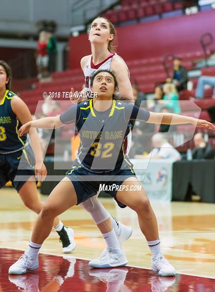 Thumbnail 1 in Notre Dame vs. Sacred Heart Prep (CIF CCS D4 Final) photogallery.