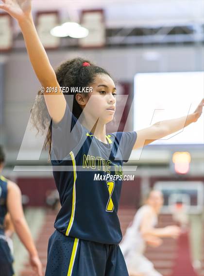 Thumbnail 1 in Notre Dame vs. Sacred Heart Prep (CIF CCS D4 Final) photogallery.