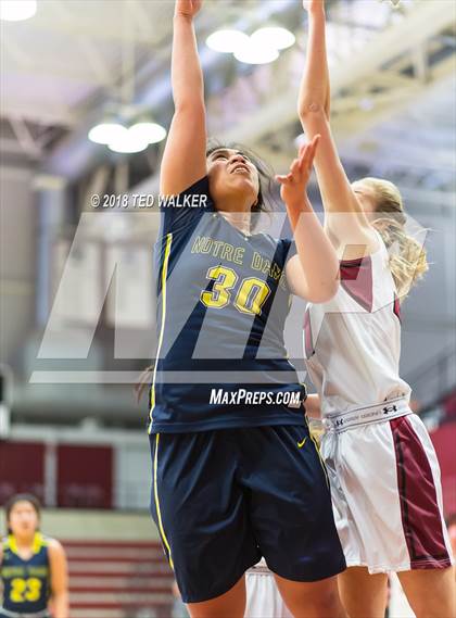 Thumbnail 2 in Notre Dame vs. Sacred Heart Prep (CIF CCS D4 Final) photogallery.