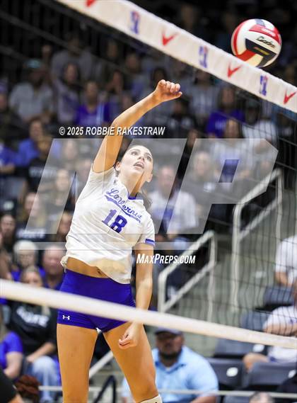 Thumbnail 3 in Decatur @ La Vernia (UIL 4A D1 Volleyball Final) photogallery.