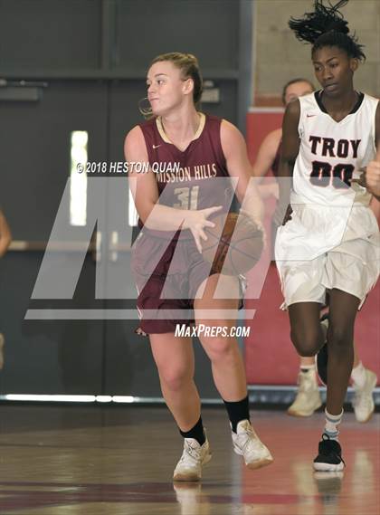 Thumbnail 1 in Troy vs. Mission Hills (Matt Denning Hoops Classic) photogallery.