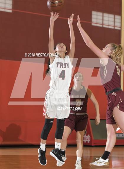 Thumbnail 1 in Troy vs. Mission Hills (Matt Denning Hoops Classic) photogallery.