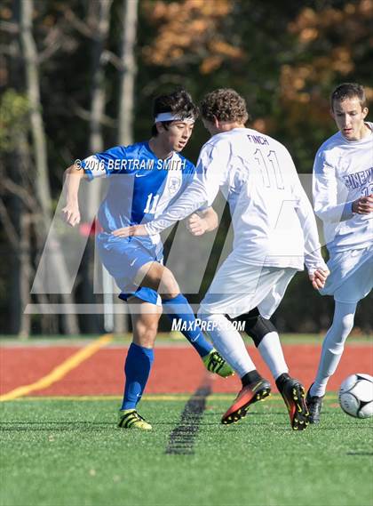 Thumbnail 2 in Pine Valley Central vs. Alfred-Almond (NYSPHSAA Class D Regional) photogallery.