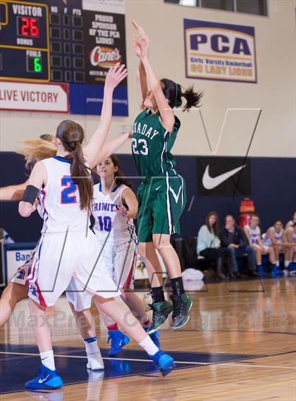 Thumbnail 3 in Hockaday vs Trinity Christian (Lady Lion Invitational Tournament) photogallery.