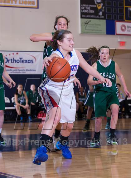 Thumbnail 1 in Hockaday vs Trinity Christian (Lady Lion Invitational Tournament) photogallery.