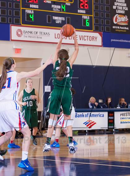 Thumbnail 2 in Hockaday vs Trinity Christian (Lady Lion Invitational Tournament) photogallery.